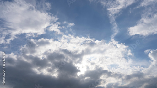 blue sky with clouds © Mohiuddin