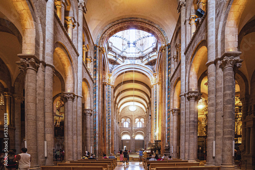 Leinwand Poster Kathedrale von Santiago de Compostela
