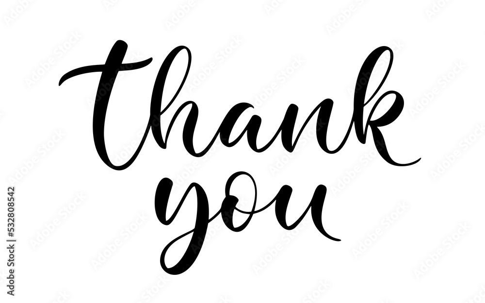Thank You handwritten lettering Thank You handwritten lettering