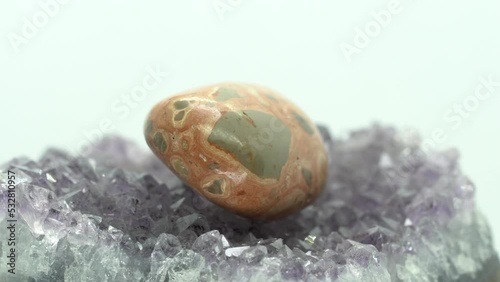Leopard jasper is a gem stone