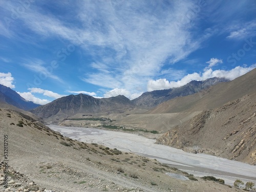 View of barren Mustang Valley