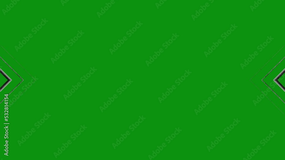 Metal lines transitions on a green screen. Metal line transitions with key color. Color key background. Metal lines transitions on a green screen. Metal line transitions with key color. Color key background.