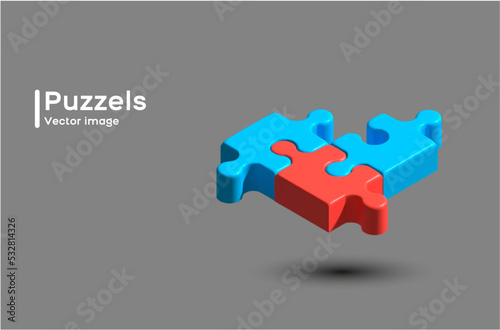
3D puzzles in space, an example of teamwork and strategy