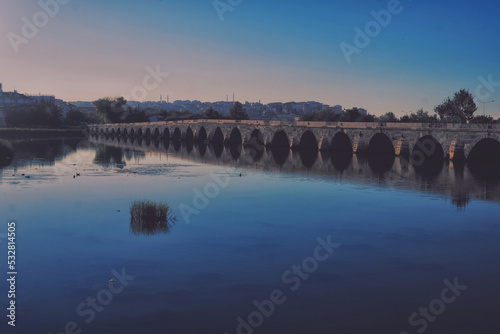 sunrise over the river