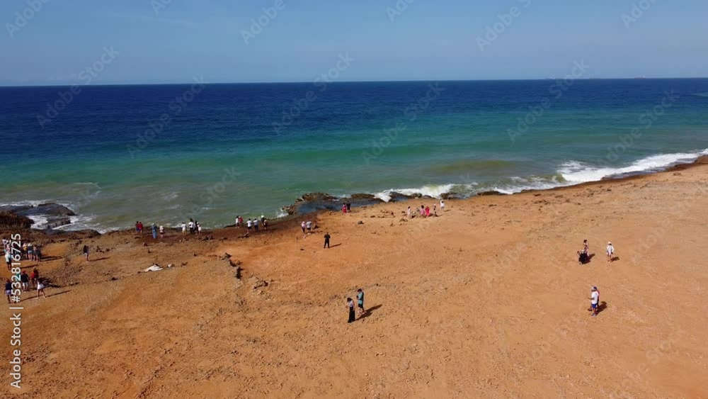 Playa Arcoíris - Cabo de la Vela Colombia - Mar a orilla de desierto Playa Arcoíris - Cabo de la Vela Colombia - Mar a orilla de desierto