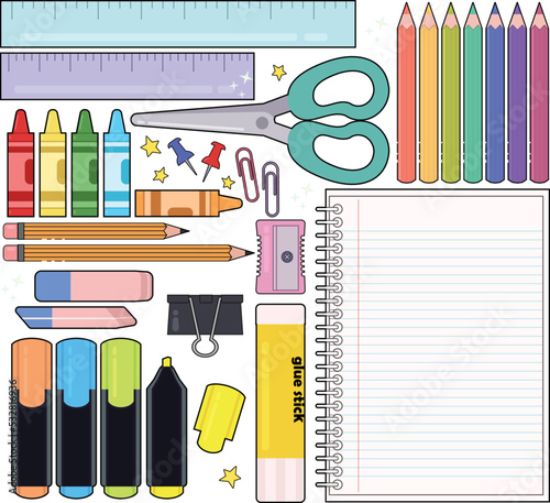 School Stationery Set