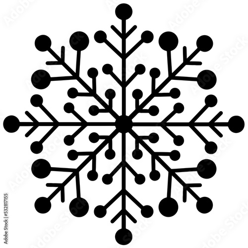 Snowflake vector design, snowflake svg