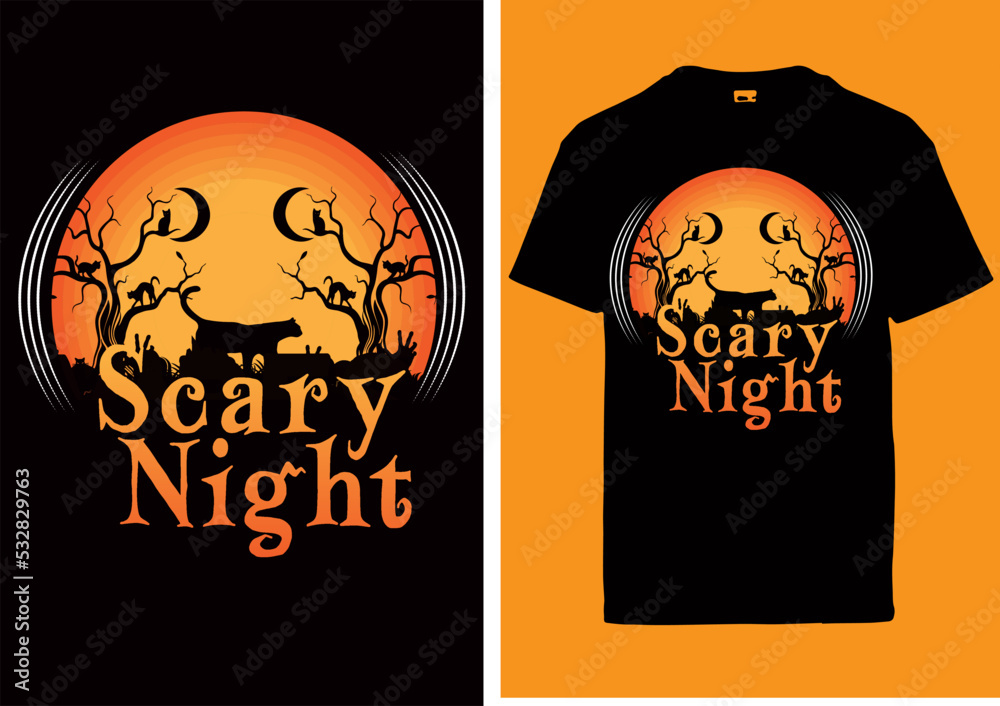 Halloween t shirt design 2022 pumpkin