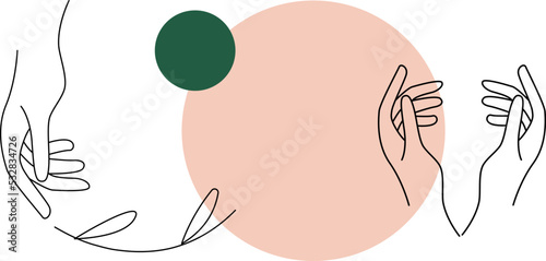 hand logo illustration