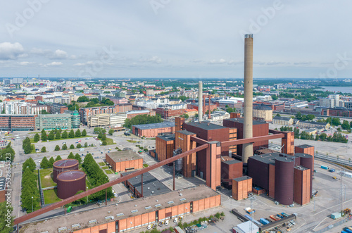 Hanasaari Power Plant in Helsinki, Finland. photo