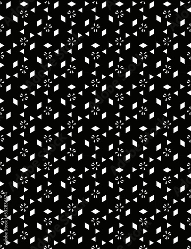 Geometric pattern. Seamless vector background. Ethnic graphic design.