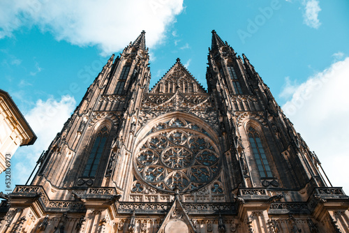 Prague Catredral , anterior facade photo