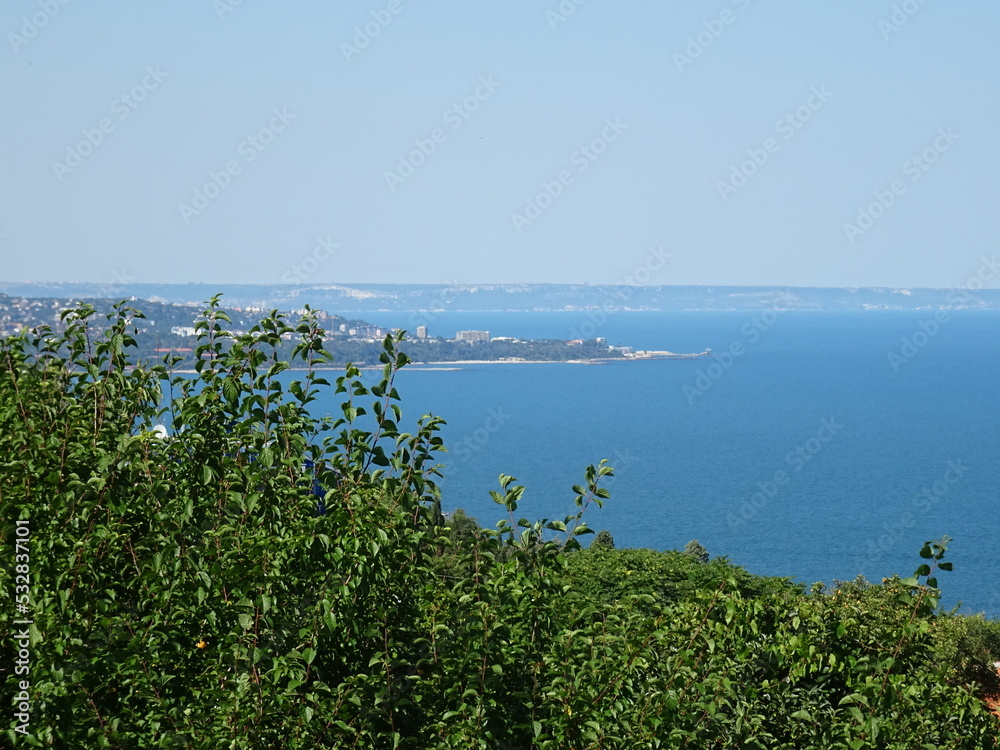 Nice summer view from Varna in Bulgaria 