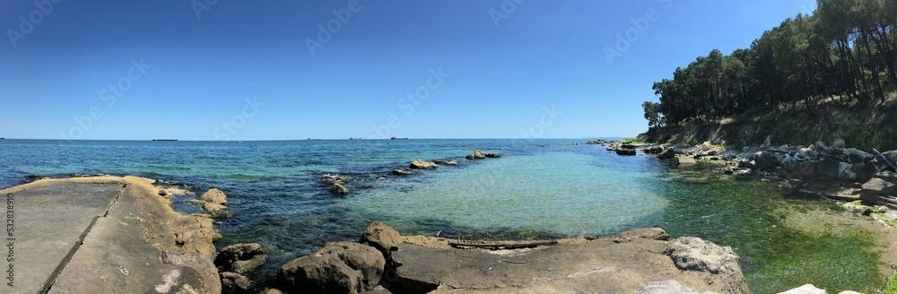 Nice summer view from Varna in Bulgaria Nice summer view from Varna in Bulgaria