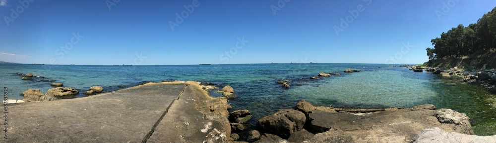 Nice summer view from Varna in Bulgaria Nice summer view from Varna in Bulgaria