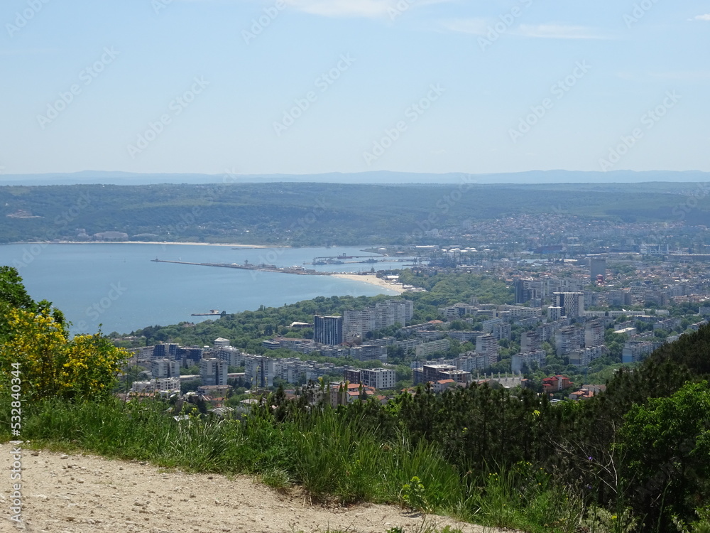 Fototapeta premium Nice summer view from Varna in Bulgaria