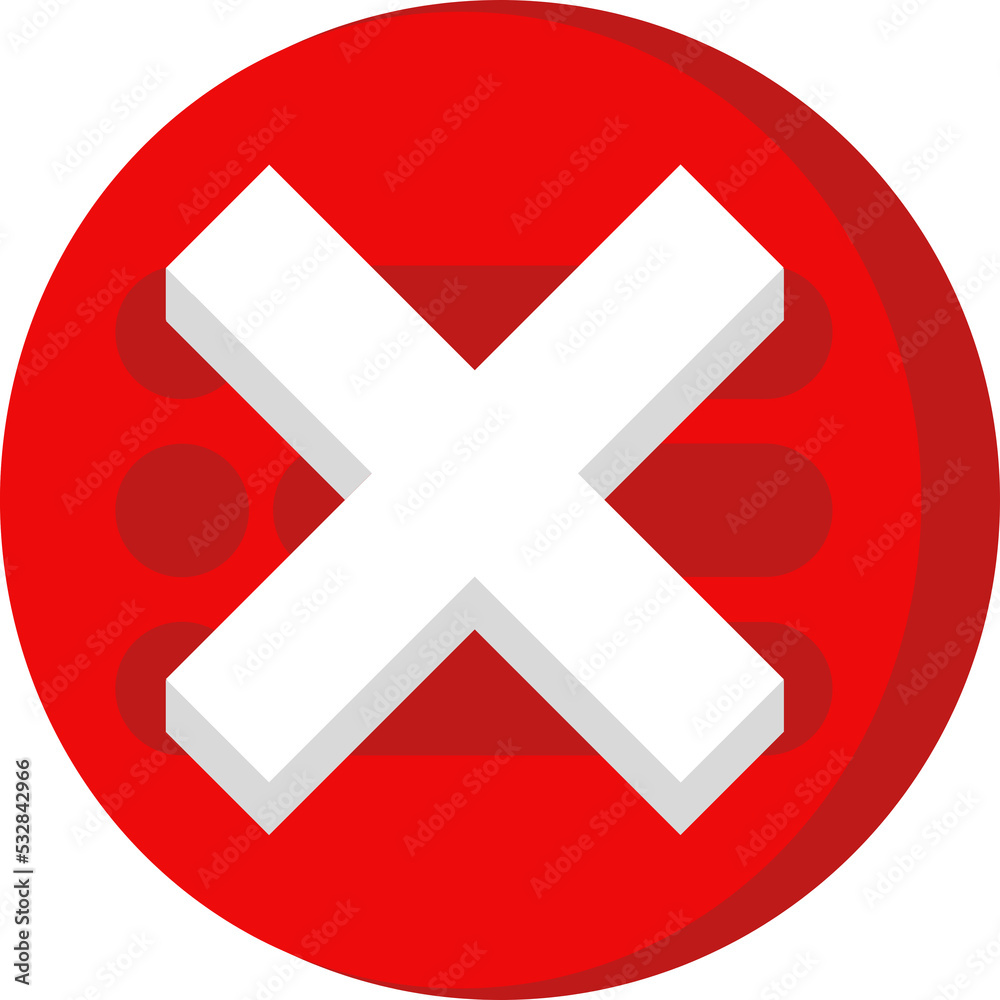 Obraz premium red cross icon