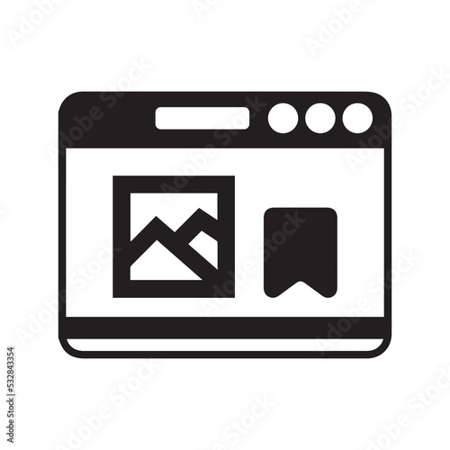Free Download Artistic creativity design webpage icon | Black Vector illustration | - GFXLoad