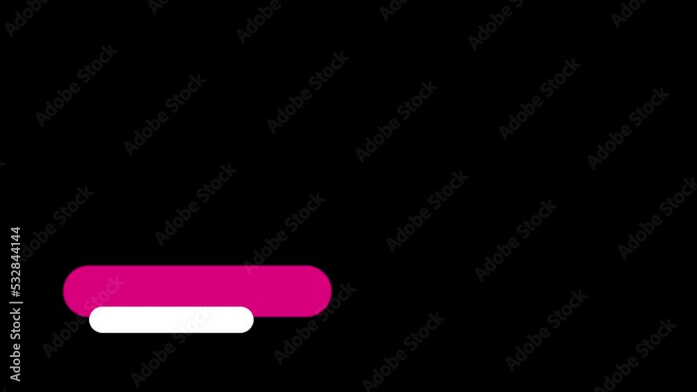 Lower Third Animation in magenta and white
