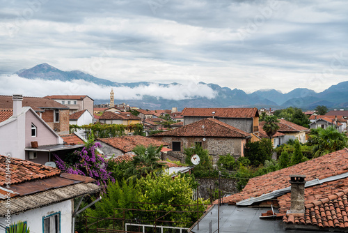 Dächer von Shkodra, Albanien