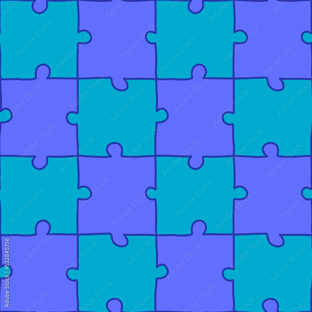 Game puzzles cartoon seamless kids pattern for wrapping and clothes print and school and fabrics and teamwork Game puzzles cartoon seamless kids pattern for wrapping and clothes print and school and fabrics and teamwork