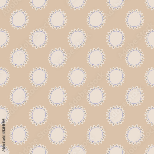 Seamless decorative pattern. Repeated modern background for wallpaper, web, scrapbook, wrapping paper, digital design.