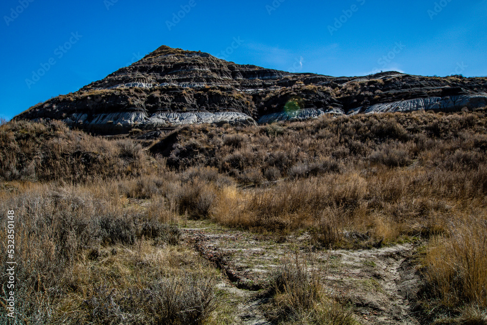 Early in the spring, badlands. Drumheller Alberta, Canada. Early in the spring, badlands. Drumheller Alberta, Canada.