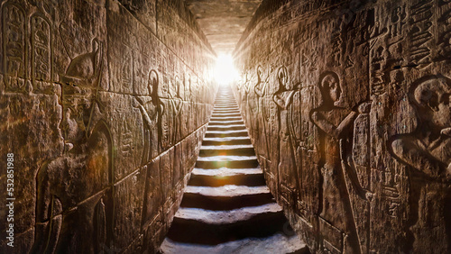Fotografering Temple of Edfu, Egypt
