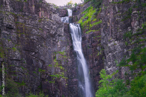 Sweden's highest waterfall 