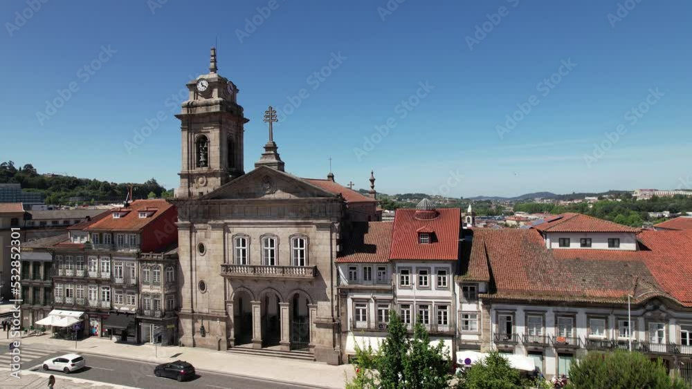 Church of St. Pedro in Toural Square. Guimarães, Portugal Church of St. Pedro in Toural Square. Guimarães, Portugal