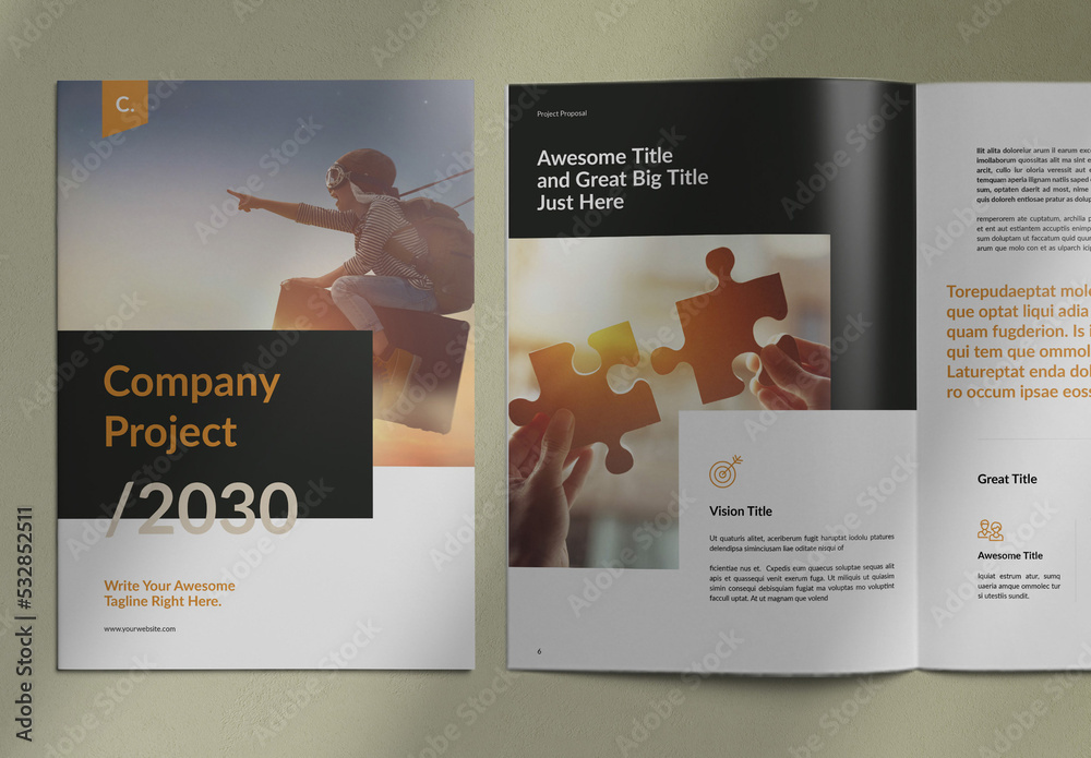 Proposal Stock Business Proposal Stock Template | Adobe Stock