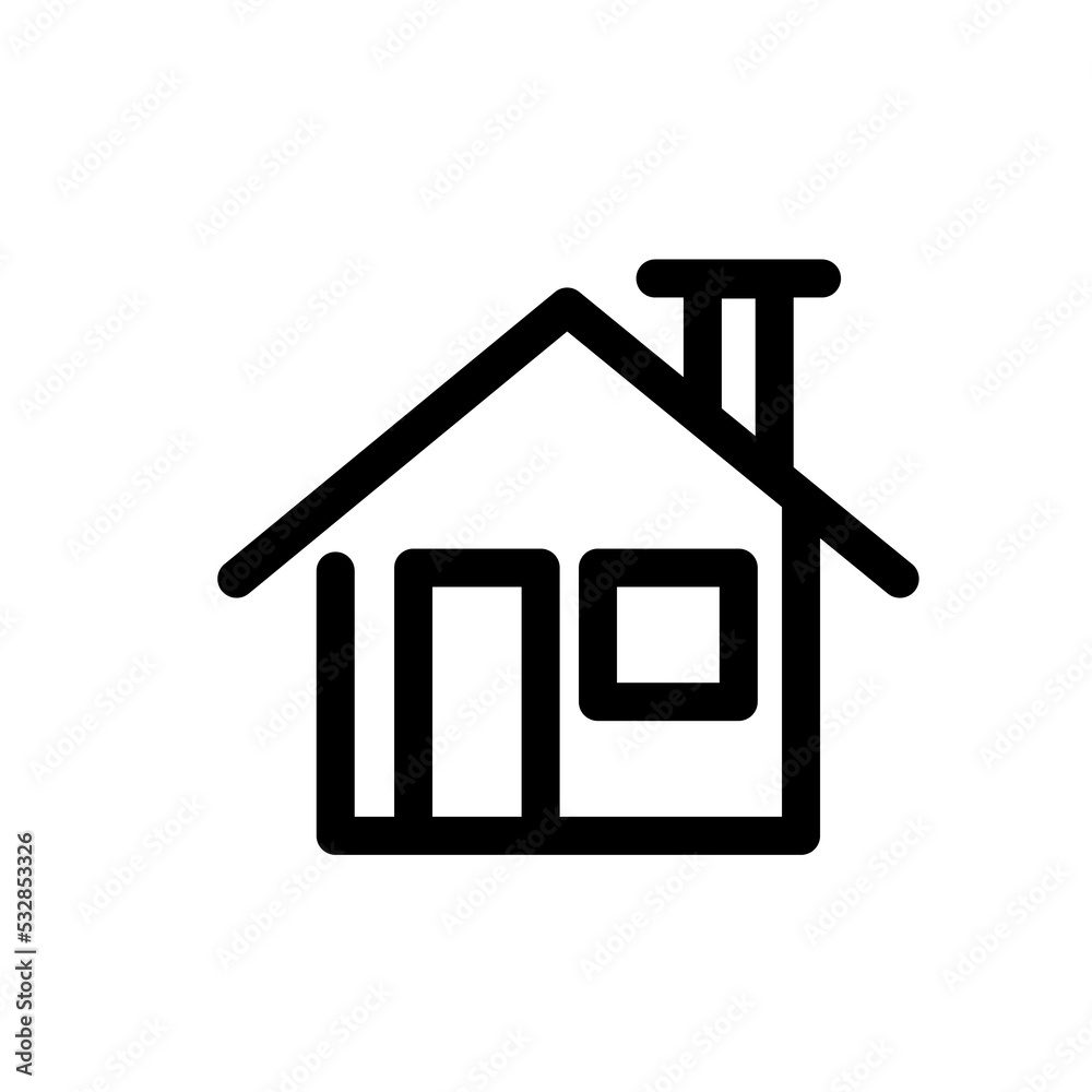 Illustration Vector graphic of house icon. Fit for home, residential, real estate, business etc. Illustration Vector graphic of house icon. Fit for home, residential, real estate, business etc.
