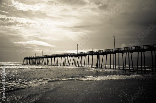 pier at sunset