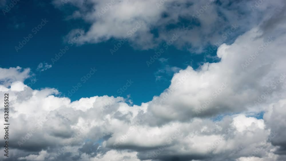 Fluffy Clouds Cloud Sky Blue Moving In Blue Cloudy Sky With Fluffy Clouds Fluffy Clouds Cloud Sky Blue Moving In Blue Cloudy Sky With Fluffy Clouds