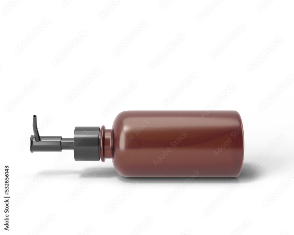 Blank Cosmetics Amber Spray Bottle packaging with transparent background. Blank Cosmetics Amber Spray Bottle packaging with transparent background.