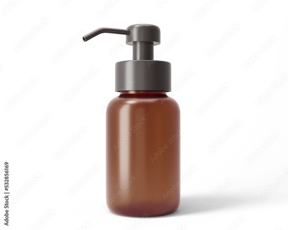 Blank Cosmetics Amber Spray Bottle packaging with transparent background. Blank Cosmetics Amber Spray Bottle packaging with transparent background.