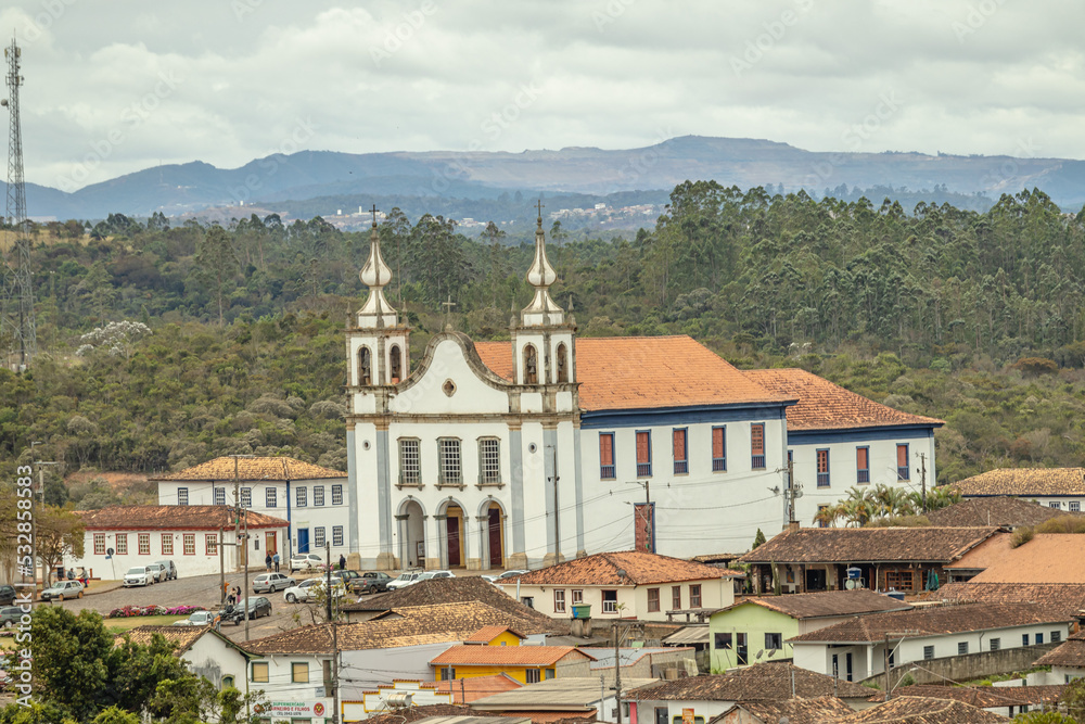 church in the city of Catas Altas, State of Minas Gerais, Brazil