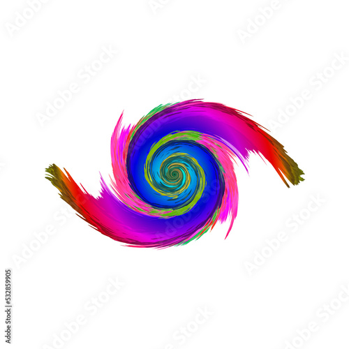 Abstract digital artwork illustration design