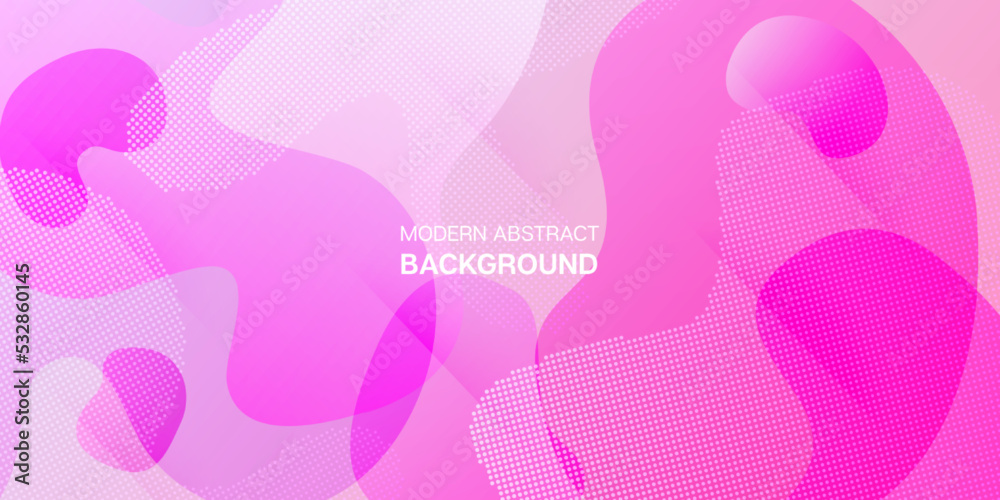 Liquid Purple Background. Geometric Landing Page.