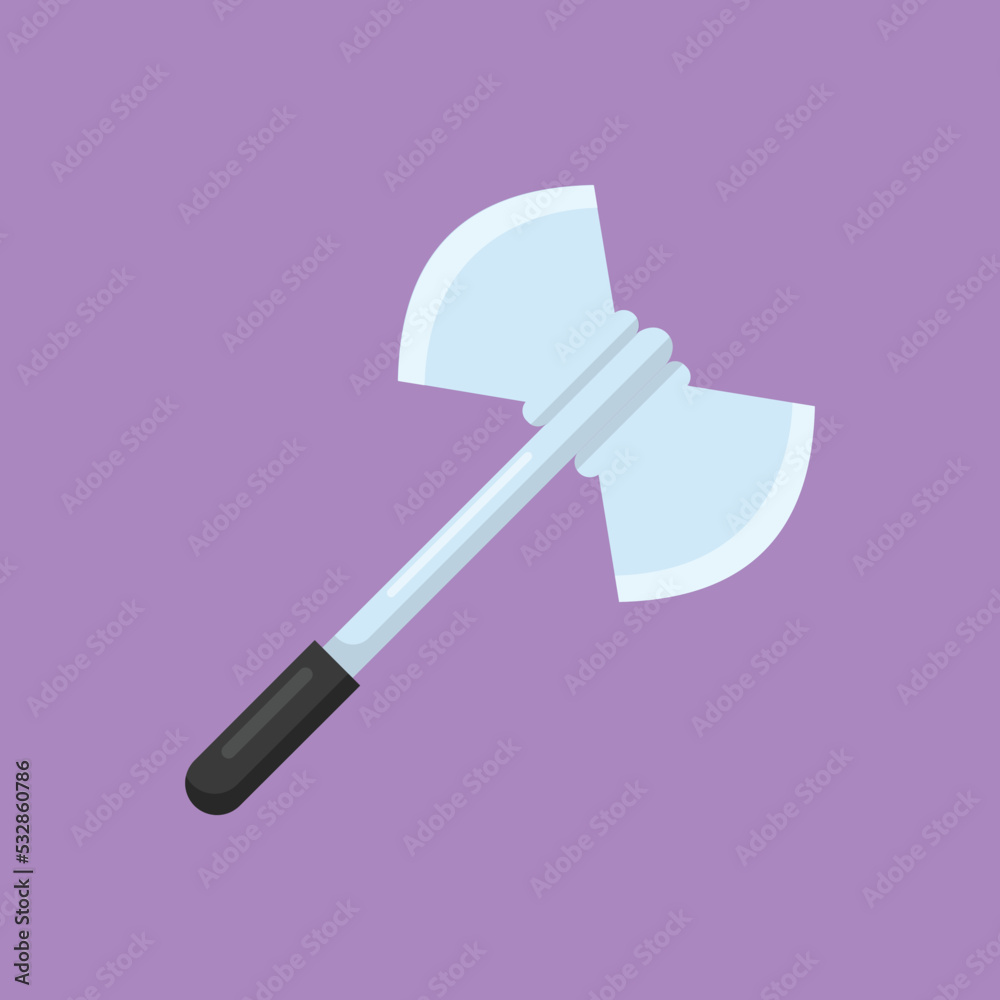 Vector graphic of ax. Game axe illustration with flat design style. Suitable for content design assets Vector graphic of ax. Game axe illustration with flat design style. Suitable for content design assets