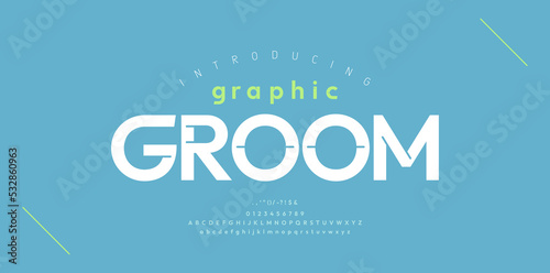 Creative modern alphabet fonts. Typography abstract decorative sport, game, technology, fashion, digital, future creative logo font. vector illustration