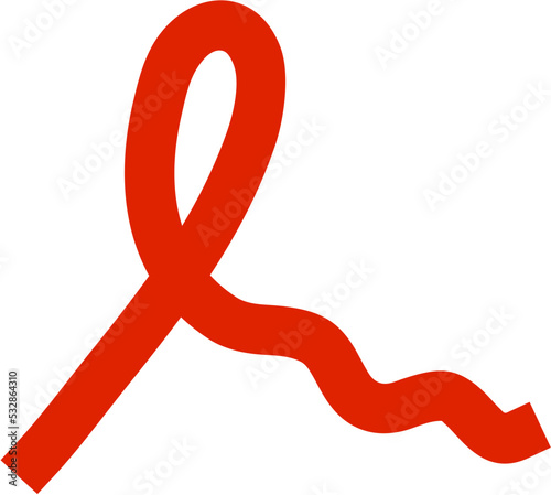 HIV Aids Doodle Icon