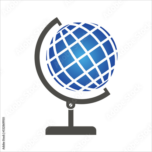 globe or earth with simple icon