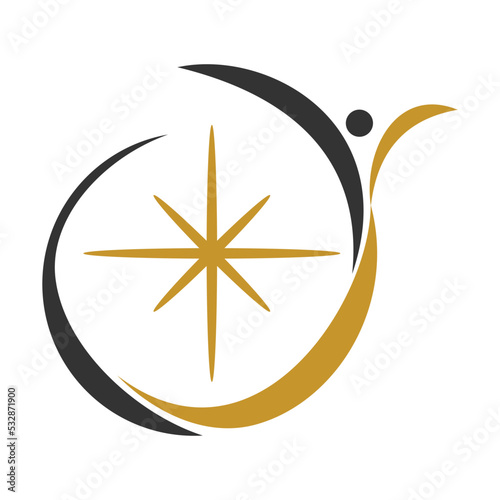 success prosperity action prestige Logo template isolated