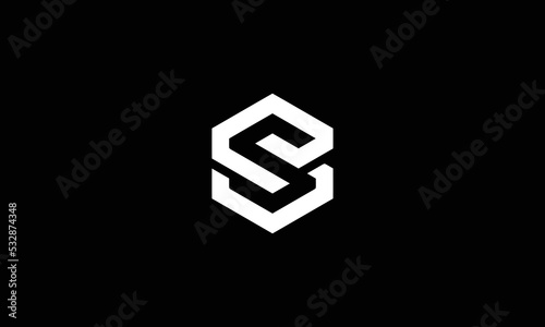 S logo design. abstract s initials logo