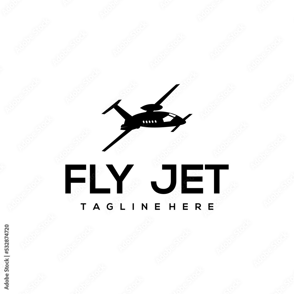 airplane or jet Company service Logo Template Design Creative idea airplane or jet Company service Logo Template Design Creative idea