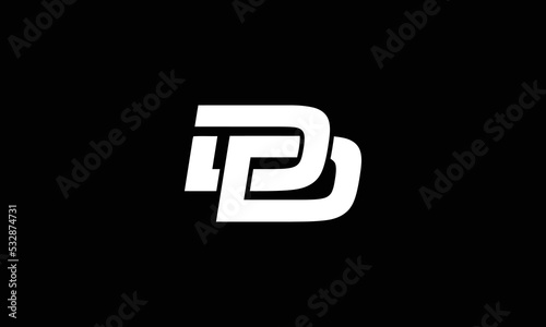 DD Alphabet letters Initials Monogram logo