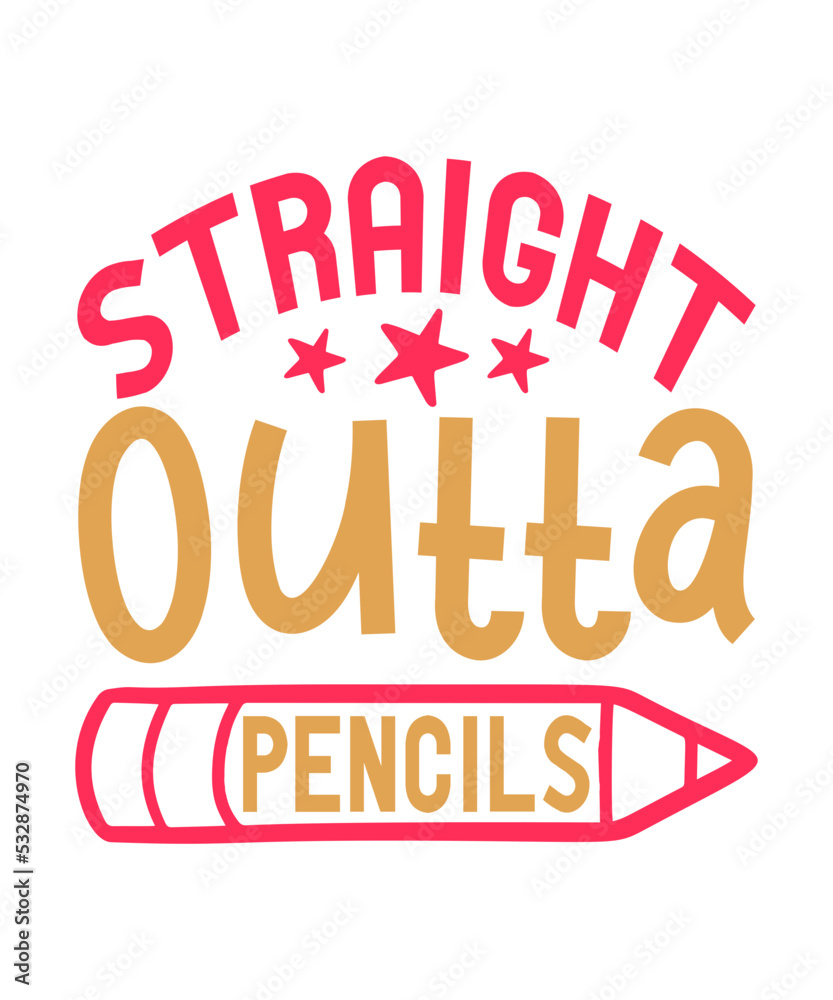 Obraz premium Back to School SVG Design