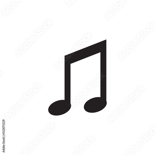 music icon , note icon vector