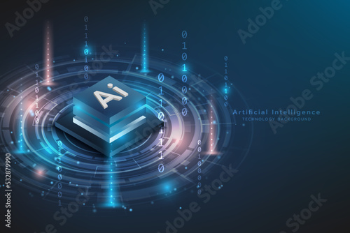 Hi-tech digital technology futuristic circuit digital.Abstract futuristic design.Artificial intelligence technology.Modern futuristic design.Data analysis in futuristic concept.Vector illustration.
